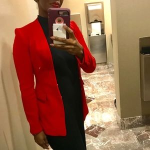 Red Zara Blazer